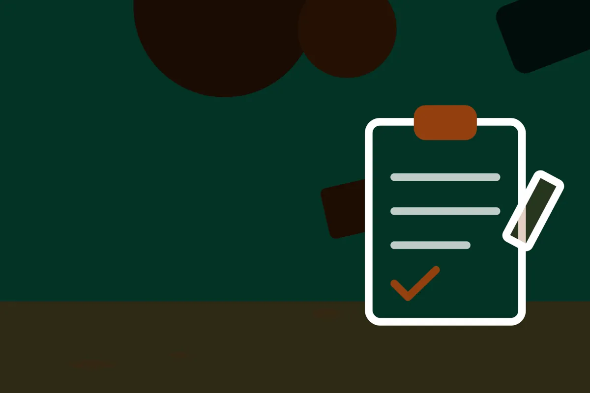 Illustration of an estimate clipboard